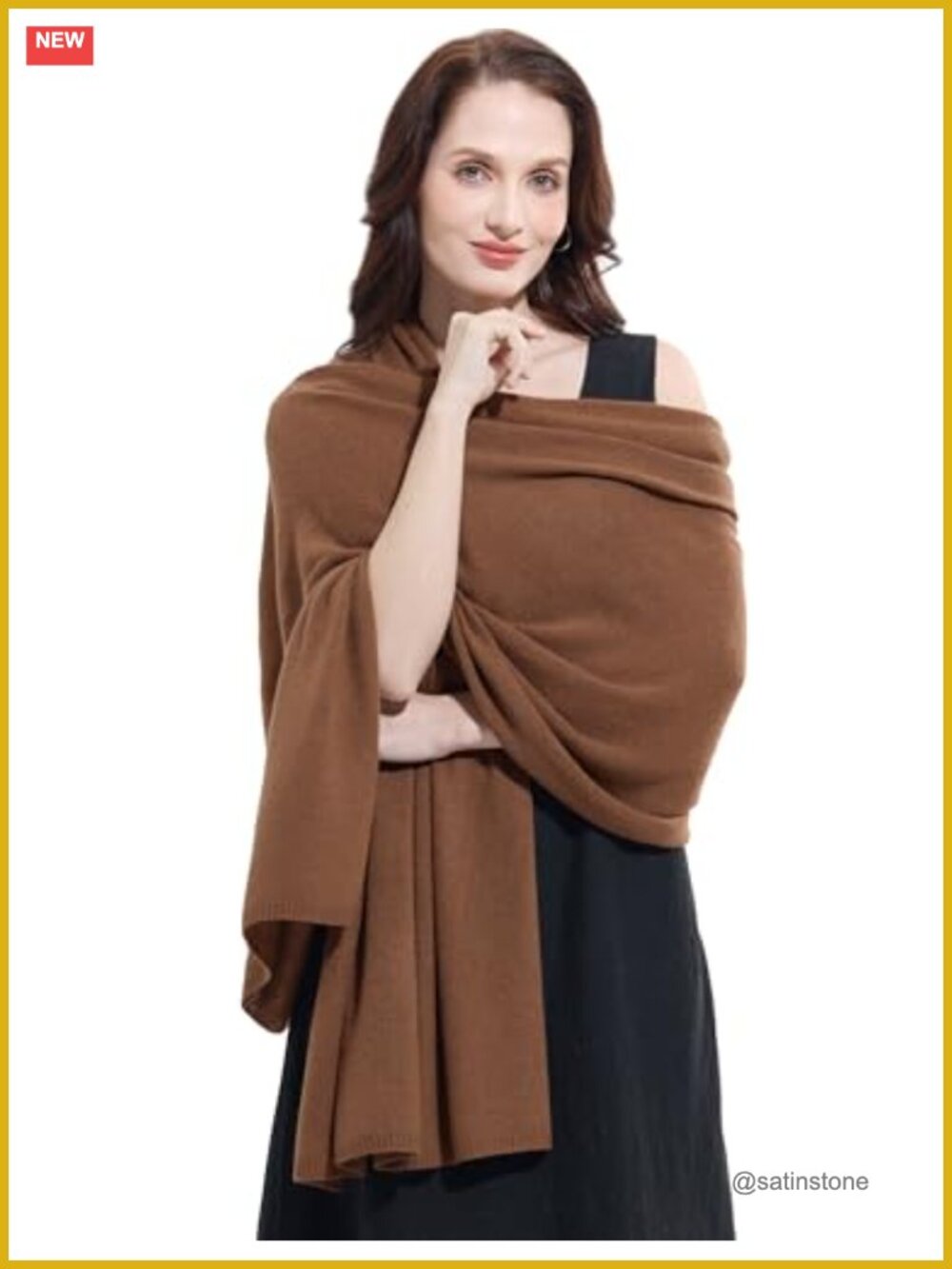 Luxury Cashmere Blend Wrap Scarf Stole Women Travel Extra Large 87"x28"